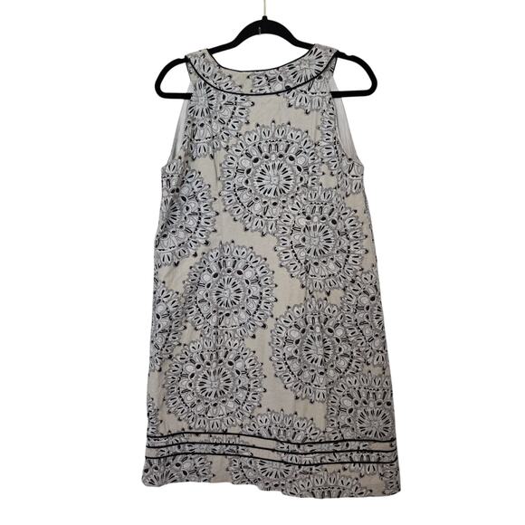 Aventura Womens Linen Blend Dress Size 12 V-Neck Sleeveless Mandala Print Boho - Picture 5 of 7